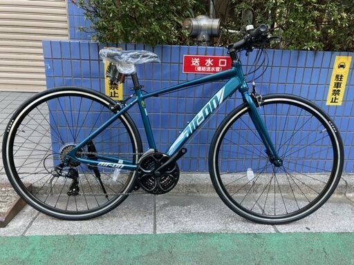 【ジモティー特価】クロスバイク　サカモトテクノ　エアーオンⅡ　430mm　ブルー