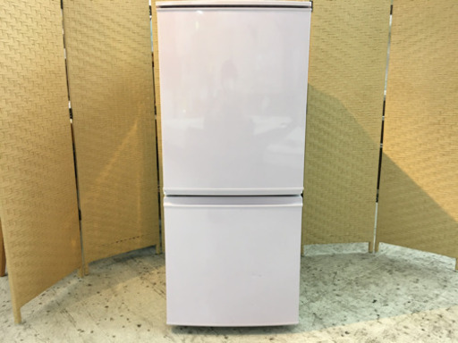 【愛品館江戸川店】SHARP137リットル　2ドア冷凍冷蔵庫「SJ-14E2-SP」（2015年製）お問い合わせID:143-012859-007　配送可