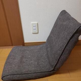 折り畳み座椅子 ブラウン