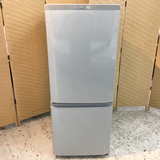 【愛品館江戸川店】MITSUBISHI　146リットル　2ドア冷凍冷蔵庫「MR-P15A」（2017年製）お問い合わせID:143-012817-007　配送可