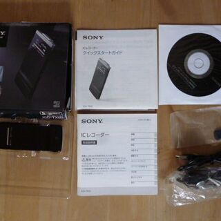 値下げ！ＳＯＮＹ　ボイスレコーダ　ステレオＩＣレコーダ　ＩＣＤ－...