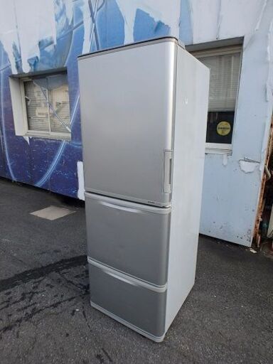 ☆3D簡易清掃済み☆2012年製☆SHARP シャープ ノンフロン冷凍冷蔵庫  両開き可能 SJ-WA35W-S 3 15