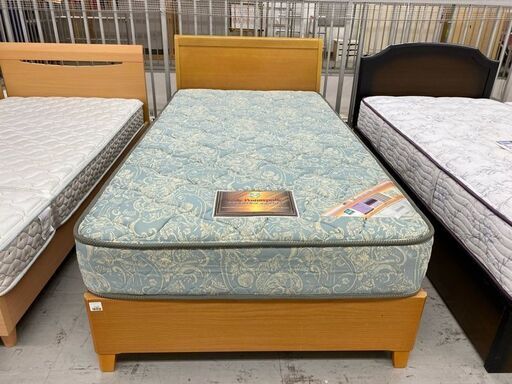 【愛品館 江戸川店】シーリー　シングルベッド　ベッド　ID:153-017272-007　配送可　代引き配送可（代引きの場合は現金のみのお取り扱になります）