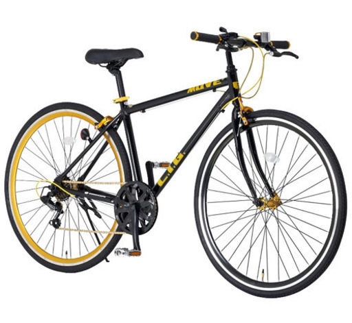 【美品】クロスバイク [LIG] アルミフレーム7段