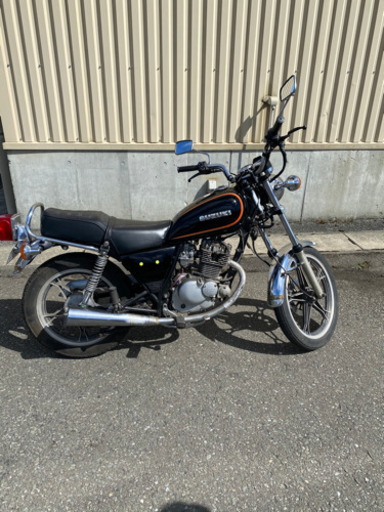 <値下げ>希少車・レア SUZUKI GN125E 国産初期型　NF41A　実働 走行13745ｋ　修理済　旧車