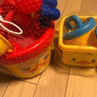 砂遊び　バケツ　セット　未使用　差し上げます