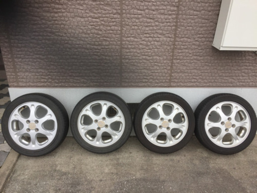 ★スバルＲ１純正ホイール・１５×４.５Ｊ＋４５・１6５／５５Ｒ１５☆４本セット・美品！★
