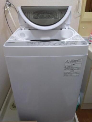 東芝 ステンレス漕洗濯機 6kg  美品