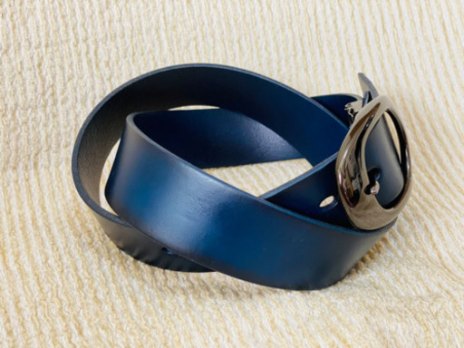 希少　イタリア製　本革グラデーションベルト