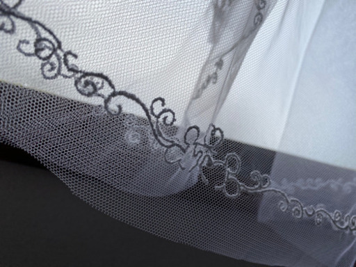 ディズニー　ミッキー　ショートベール　結婚式