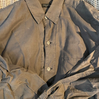 コムデギャルソン オム プリュス　COMME des GARCONS HOMME PLUS シャツ　グレイ　Lサイズの画像