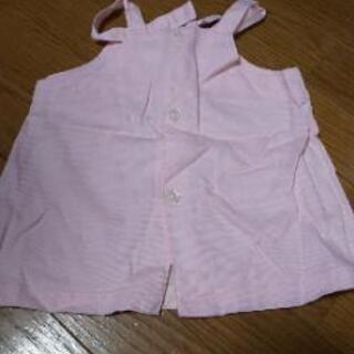【ジャンク】ミキハウスファースト ベビー ワンピース ピンク 70の画像