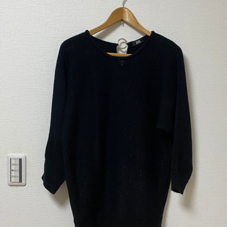 ロング丈ニット