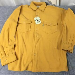 ＜未使用品＞　POLO　CLUB　Mサイズ　黄色フランネルシャツ...