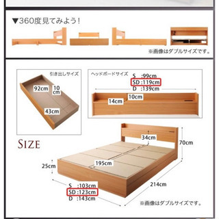 ベッドの画像