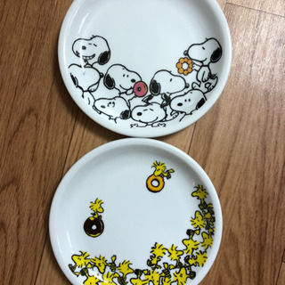 スヌーピー　平皿2枚セットの画像