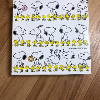 スヌーピー　平皿2枚セットの画像