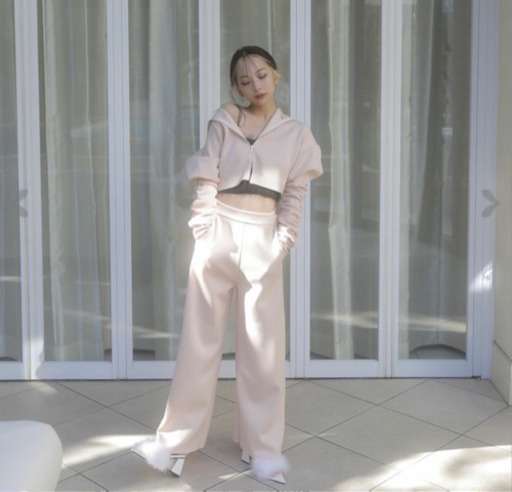 【Web完売品】MELT THE LADY“body”ジャージ3点セット ピンクベージュ