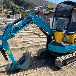クボタ　ミニユンボ　RX–153s 2010年式 2321h 倍速 4wayマルチ 可変脚　1.5トン