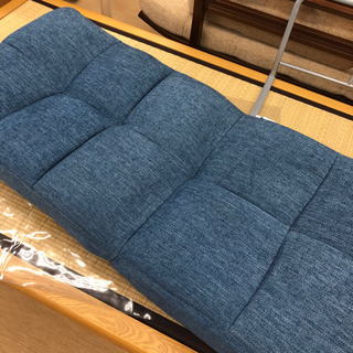 14段階リクライニング座椅子☆ブルー☆ふっくらクッションタイプ☆中古品の画像