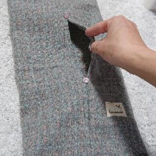 ハンドメイド　ティッシュBOX入れの画像