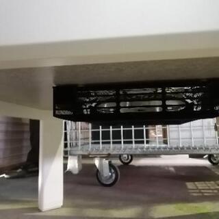 0316-17 こたつ ニトリ 白の画像