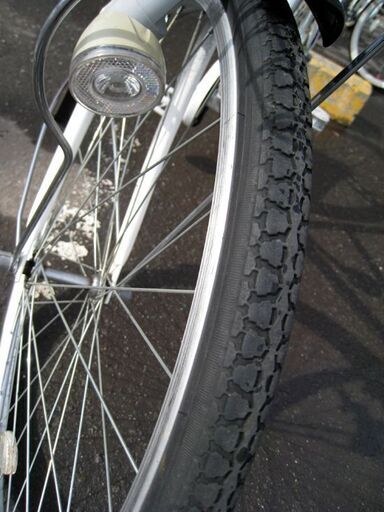 ☆ 自転車 26インチ 鍵付き 白/ホワイト シティサイクル ママチャリ 札幌 北20条店