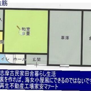 志摩市阿児町甲賀950万円9Dk伊勢志摩古民家カフェにいかがですか。海岸線も近くサーファーも多いですよ - 不動産売買（マンション/一戸建て）