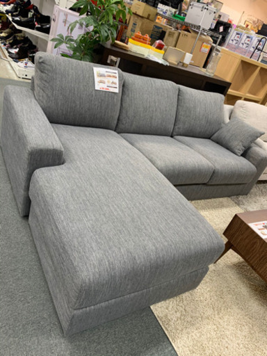 J07 ファブリックカウチソファ　ポケットコイル　fwaburikku  kauti  sofa 店舗販売のみ