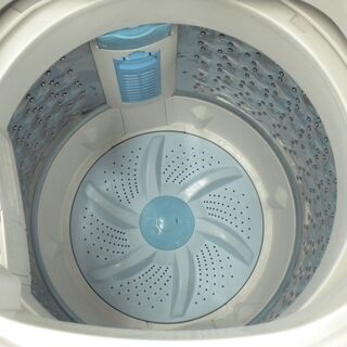 西岡店 洗濯機 5.0㎏ 2013年製 東芝 AW-705 白×グリーン 1