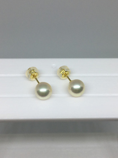 本真珠のピアス 7mm