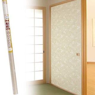 【未使用】3菊池襖紙工場 粘着襖紙 KN-233 桜花 95×1...