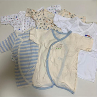 新生児♡短肌着＆長肌着セットの画像