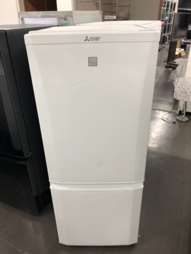 MITSUBISHI ELECTRIC MR-P15EZ-KW形　冷凍冷蔵庫　2ドア