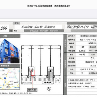 トランクルーム・貸倉庫・物置《狛江・喜多見》1畳)