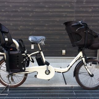 地域限定送料無料　ギュット　三人乗り　子供乗せ　16AH　赤　神戸市　電動自転車 地域限定送料無料 パナソニック ギュット 三人乗り 16AH 子供乗せ 赤