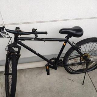 自転車　後ろタイヤパンク