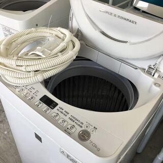 シャープ7.0K洗濯機　2016年製！！　　分解クリーニング済み！！！