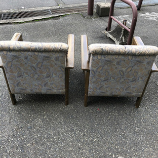 カリモクソファ　2個セット　値下げの画像