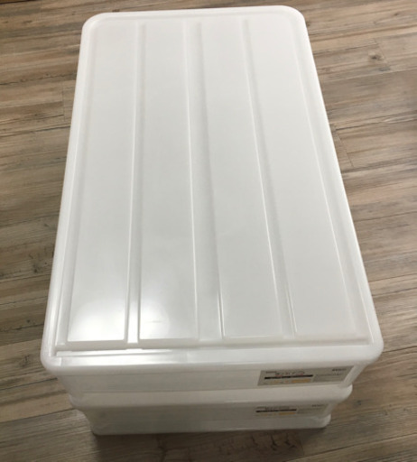 ニトリ　押入れケース ワイド 2個