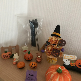 ★【お取引決定】ハロウィン 置物セット かぼちゃ　夏ガーランドなどの画像