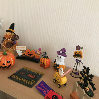 ★【お取引決定】ハロウィン 置物セット かぼちゃ　夏ガーランドなどの画像