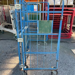 中古カゴ台車　W950×D800×H1600mm　★在庫1台限り★　K048の画像