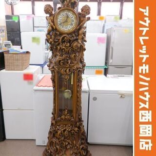 お値下げ！ 札幌市内限定 イタリア製 ホールクロック ロココ様式...