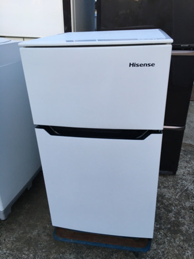 ハイセンス　2ドア冷蔵庫　単身用　HR-B95A 93L ※2017年製