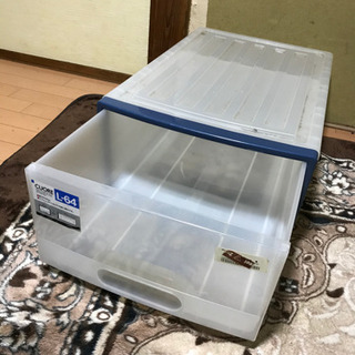 収納ケース　青白の画像