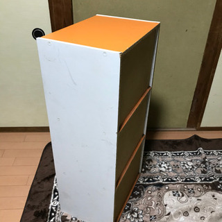 3段ラック　カラーボックス