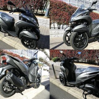 ★新車①トリシティ155ABS普通免許仕様ワイドトレッド！登録済＆自賠責付★東京/大田区【下取OK】の画像