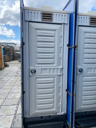 仮設トイレ　中古　残りわずか