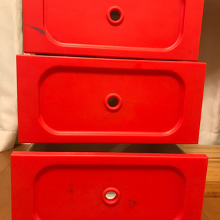 差し上げます！【IKEA】収納棚4段＆洋服掛け棚の画像